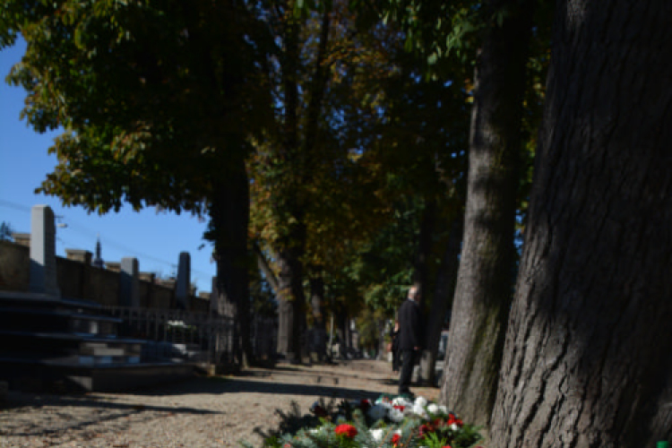 Megemlékezés a Mosoni temetőben (Fotó: Nagy Mária)