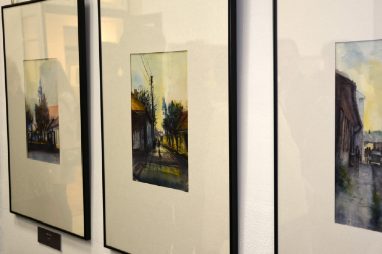 Varga György festő- és iparművész Megfestett idő című kiállítása
