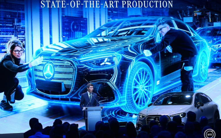 Megkezdődött az új elektromos Mercedes-Benz C-osztály sorozatgyártása a kibővített kecskeméti gyárban