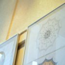 Mandala kiállítás a Huszár Gál Városi Könyvtárban ( Fotó: Patács Judit )