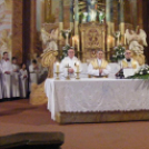 Németh László atya aranymiséje Mosonban