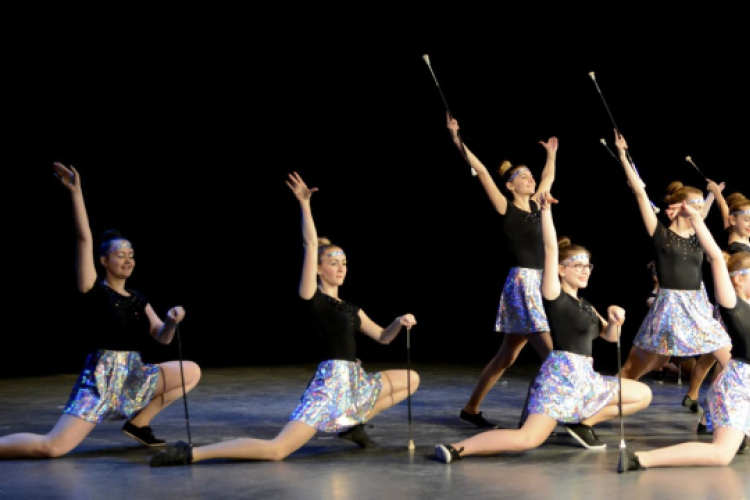 Mazsorett gála a Flesch Központban