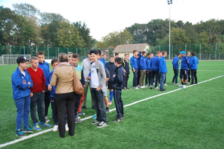 Műfüves pálya átadása (Fotó: Nagy Mária)