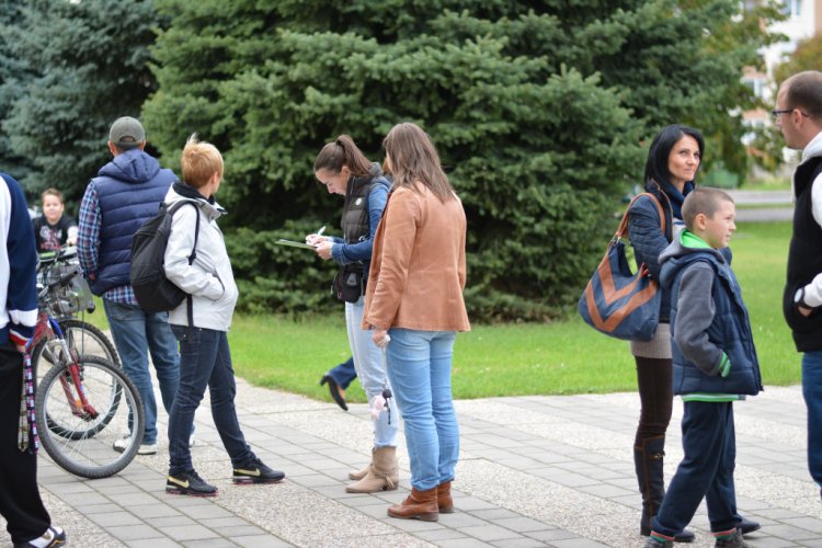 Kerékpáros ügyességi verseny (Fotó: Nagy Mária)