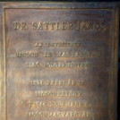 Megemlékezés és koszorúzás Dr. Sattler János sírjánál