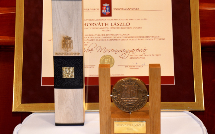 A 2018-as év Pro Urbe díjazottja Horváth László 