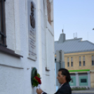 Hőnel Béla megemlékezés a Postapalota épületénél