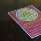 Mandala kiállítás a Huszár Gál Városi Könyvtárban ( Fotó: Patács Judit )