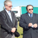 Közlekedési csomópont - világítás átadása: Jánossomorja-Ipari Park - 2014.szeptember 29. hétfő