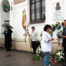 Hőnel Béla emléktábla avatás Mosonmagyaróváron