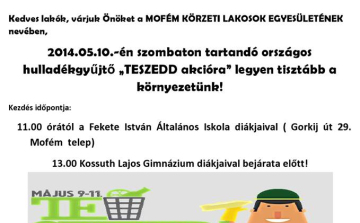 TESZEDD akció Mosonmagyaróváron