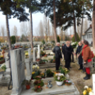 Koszorúzás Tallós Prohászka István sírjánál