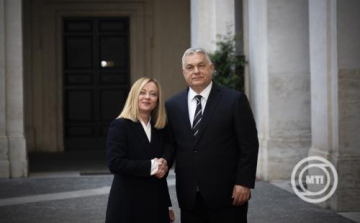 Giorgia Meloni olasz miniszterelnökkel tárgyalt Orbán Viktor