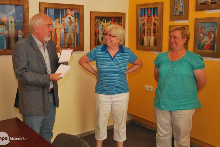 Matusz Péter Pál kiállításának a zárása, nyereménysorsolással