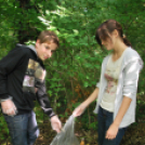 Szemétszedés a Kiserdőben (Fotó: Nagy Mária)