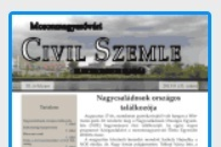 Megjelent a legújabb Civil Szemle