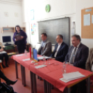 A Mosonmagyaróvári Tanoda ünnepélyes projektnyitó rendezvényére a Családok Átmeneti Otthonában.