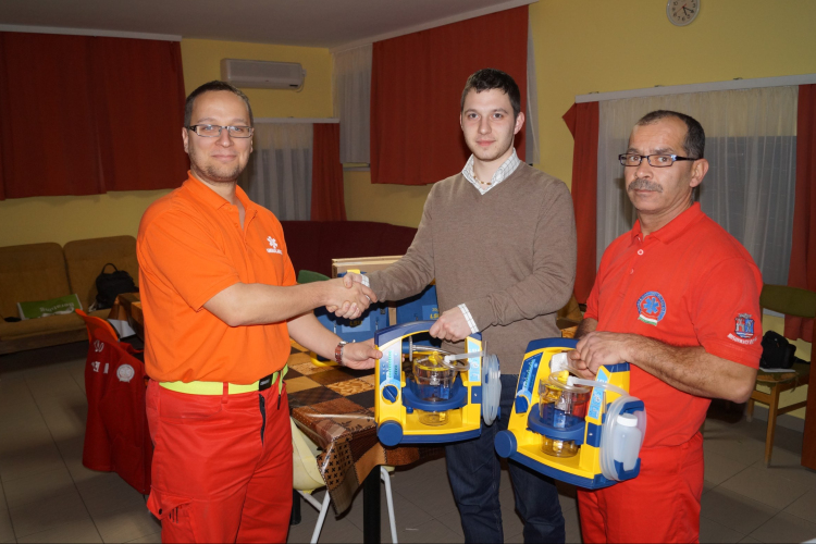 Szent Kristóf mentőalapítvány eszközátadása