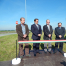 Közlekedési csomópont - világítás átadása: Jánossomorja-Ipari Park - 2014.szeptember 29. hétfő