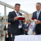 Mosonmagyaróvári Városi Sportcsarnok Alapkőletétele (Fotó: Horváth Attila)