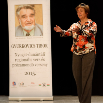 Gyurkovics Tibor Nyugat-dunántúli regionális vers- és prózamondó verseny döntője (Fotó: Horváth Attila)