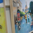 Móczi Sándor képzőművész kiállítása (Fotó: Nagy Mária)