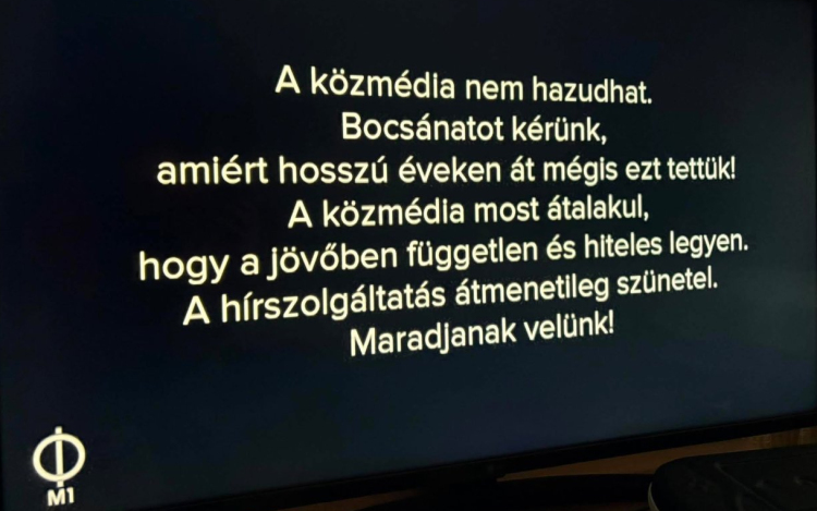 Közel 2 millióan nézték az elsötétült M1-et