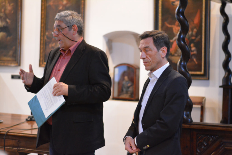 Kép-mutatás - előadó: Csalló Gábor (Fotó: Nagy Mária)