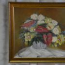 Vargáné Hárs Mária amatőr festő kiállítása (Fotó: Nagy Mária)