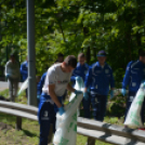 Az MKC SE és az MTE 1904 csapata is csatlakozott a Teszedd! önkéntes szemétszedő akciójához (Fotó: Bánhegyi István)