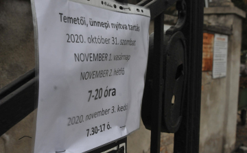 Hosszabb temetői nyitva tartás a hétvégén