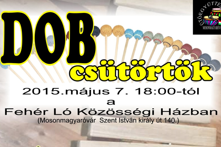 Országos dobkavalkád a Fehér Ló Közösségi Házban