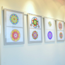 Mandala kiállítás a Huszár Gál Városi Könyvtárban ( Fotó: Patács Judit )