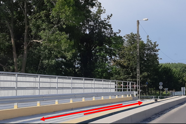 Közlekedés a Lajta-hídon