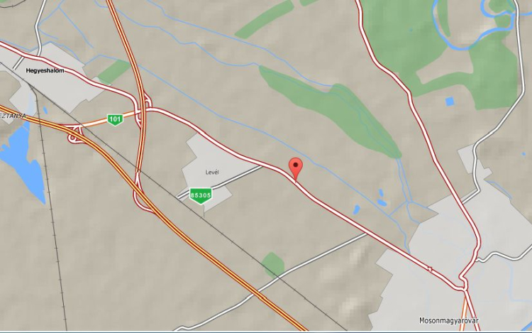 Baleset az 1-es főúton